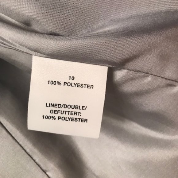 Bluish-light Gray Tweed Maxi Dress Coat ~ NWOT - Picture 13 of 14